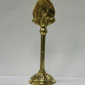 HP0166 Kartikeya Golden Small Vel | Double-Sided Design | Decorative Showpiece