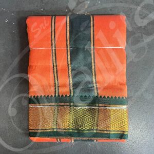 TD0024 Dhoti and Towel 9 x 5 Silk