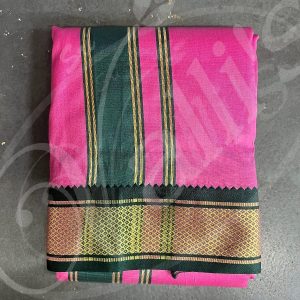 TD0026 Dhoti and Towel 9 x 5 Silk