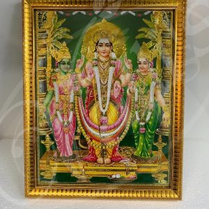 PH0049  Sri Murugan with  Valli & Deivani