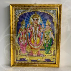 PH0095  Sri Murugan with  Valli & Deivani