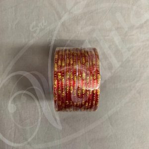 PA0099 Glass Bangal 2.6 Red 1 Dozen