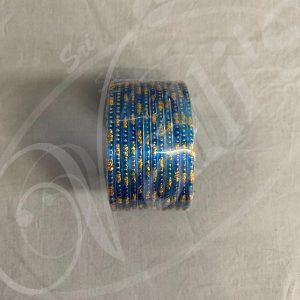 PA0101  Glass Bangal 2.6 Blue 1 Dozen