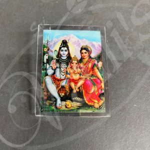 PH0077  Sri Siva Parvathi And Ganesh With Stand