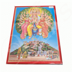 PH0100 Sri Murugan with  Sri Valli & Sri Deivani