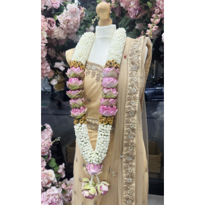 Moonbeam & Whole Lotus Flower Garland - NV0025